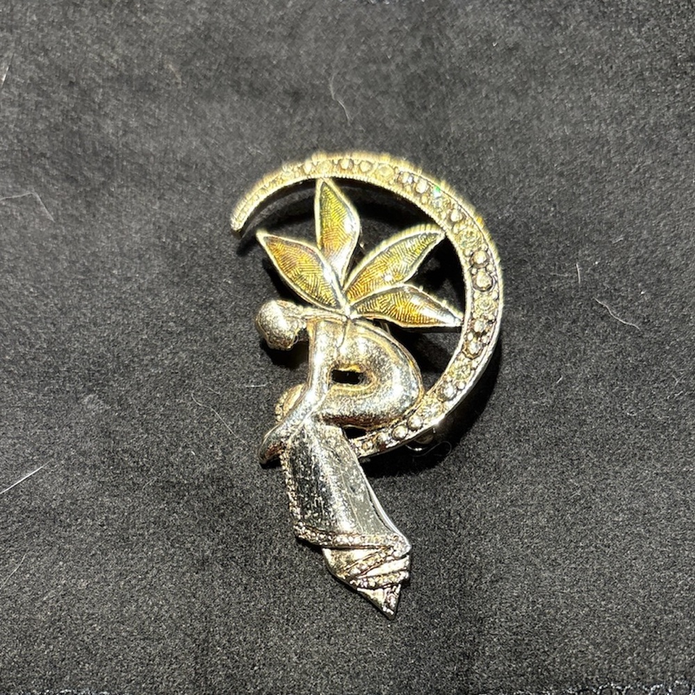Stanley Gold  Fairy Brooch